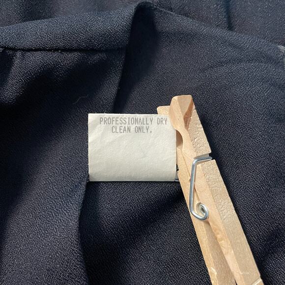 Joan Walters Vintage Jumpsuit Size 12 Black Solid Gold Beaded Retro Disco 80s - Picture 12 of 16